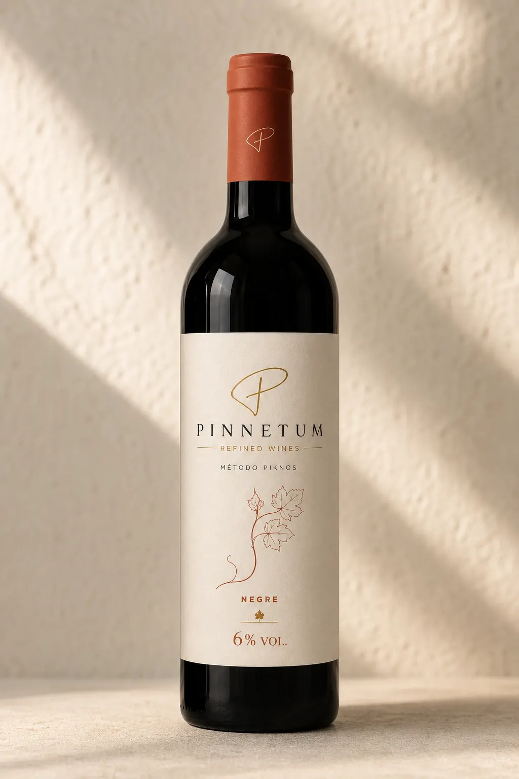 Presentación de PINNETUM Negre, vino tinto · 6% vol.